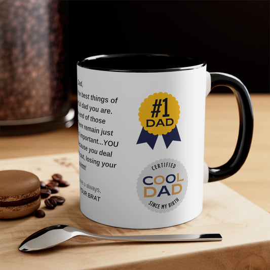 #1 Daddy- Fathers day Coffee Mug, 11oz