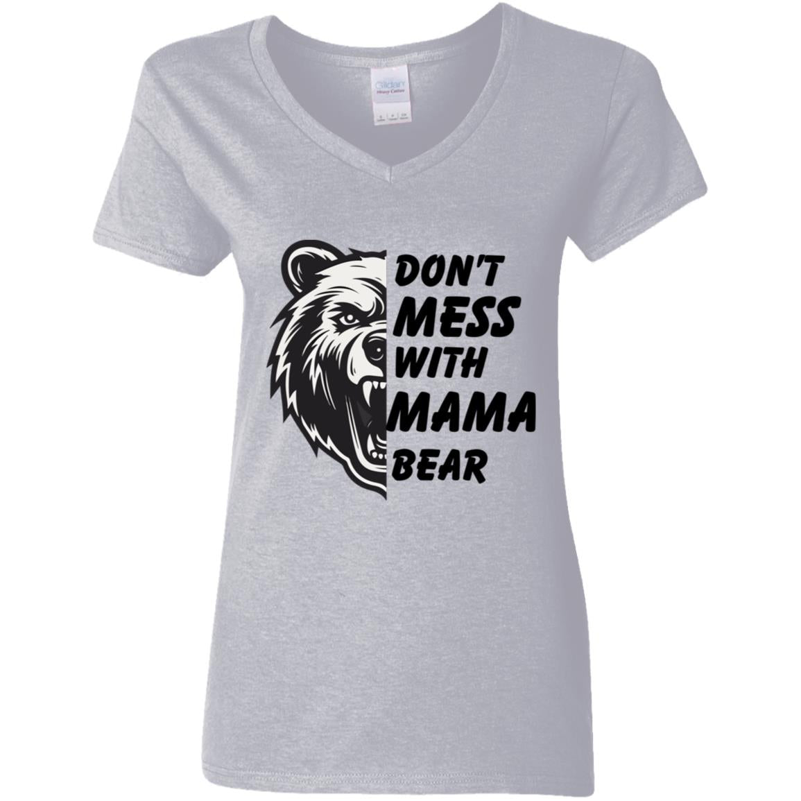 Don't mess With Mama t shirt-7 G500VL Ladies' 5.3 oz. V-Neck T-Shirt