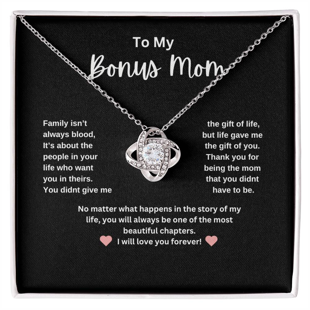 Bonus Mom Love Knot Necklace  I Mother's Day Gift I Come's from the heart!