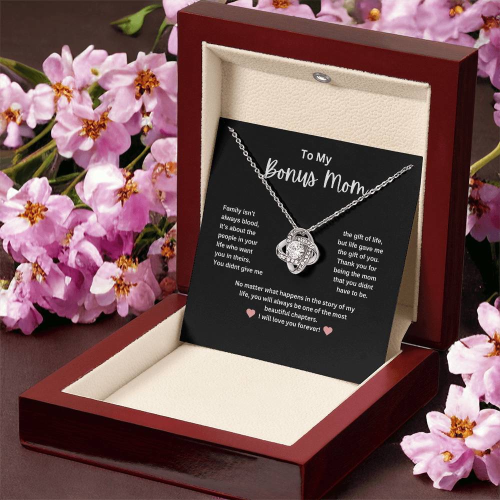 Bonus Mom Love Knot Necklace  I Mother's Day Gift I Come's from the heart!