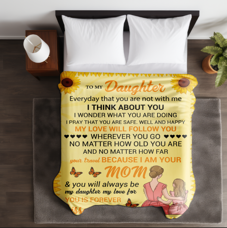 To My Daughter | FLM Arctic Fleece Blanket 50x60