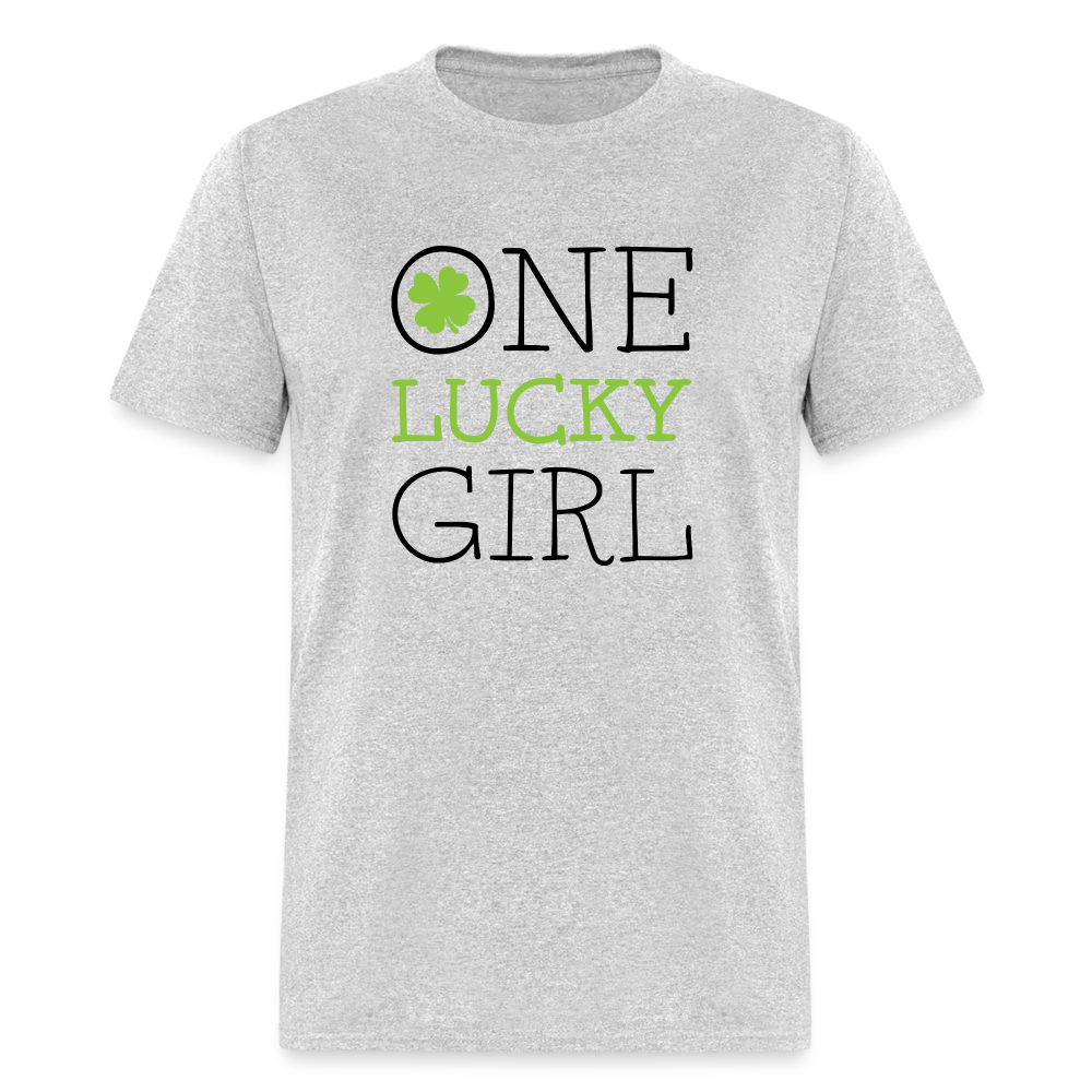 Ladies LUCKY Classic T-Shirt - heather gray