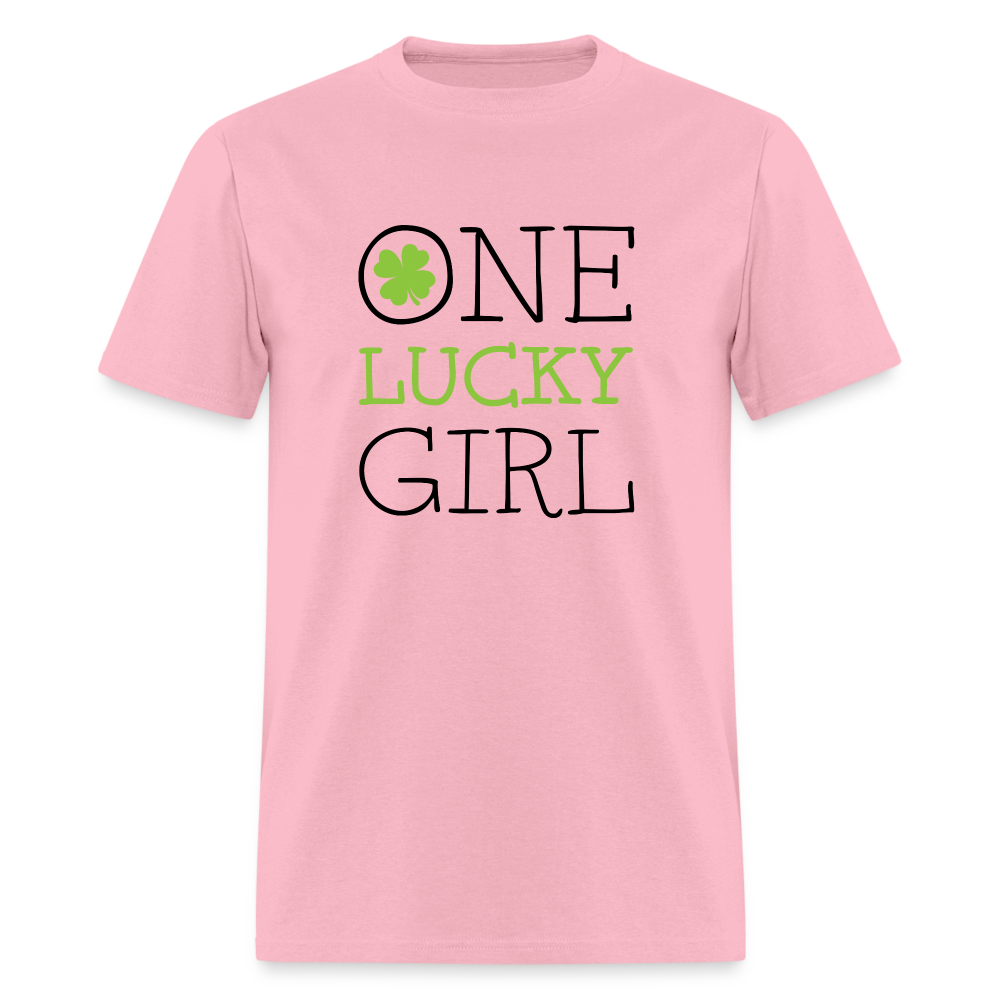 Ladies LUCKY Classic T-Shirt - pink